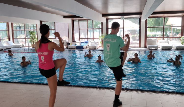 Aqua Zumba a Balaton partján – mozgás, feltöltődés és szórakozás a vízben.