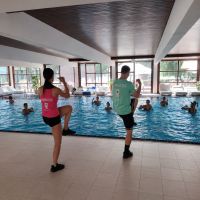 Mozogjon vidáman Aqua Zumba programjainkon a Club Tihany Resortban, ahol a fitness és a wellness tökéletesen kiegészíti egymást.